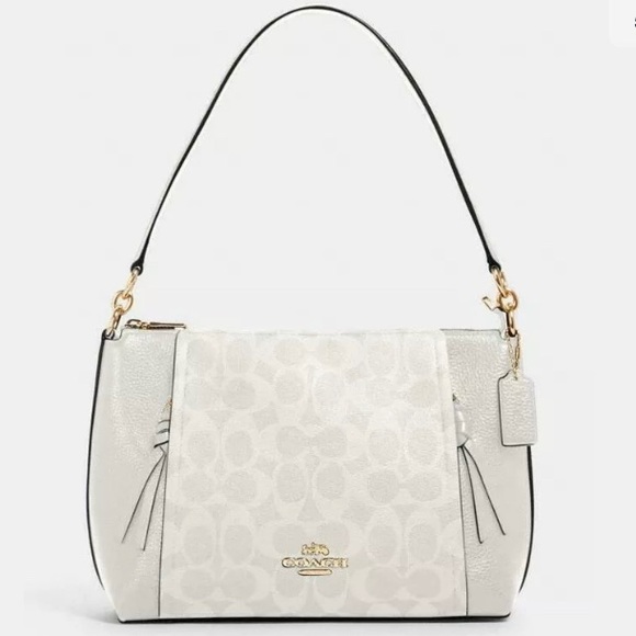 Coach Bags Coach Small Marlon Shoulder Bag Signature Canvas Poshmark